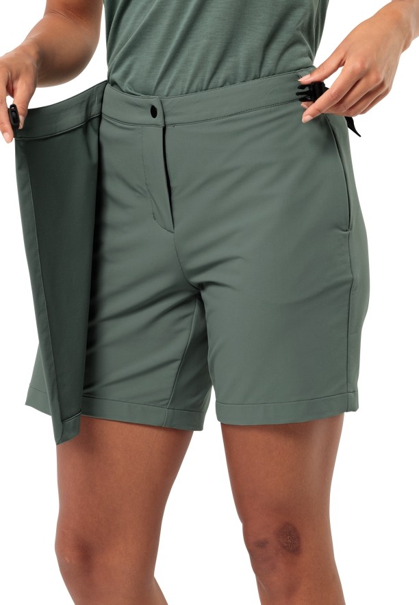 Green Jack Wolfskin Wandermood Women Skorts | 77220591