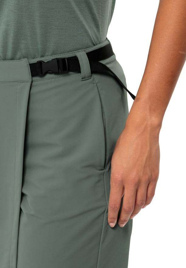Green Jack Wolfskin Wandermood Women Skorts | 77220591