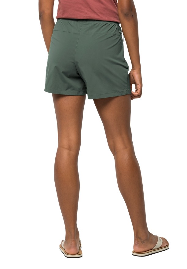 Green Jack Wolfskin Wanderthirst Women Shorts | 91759260
