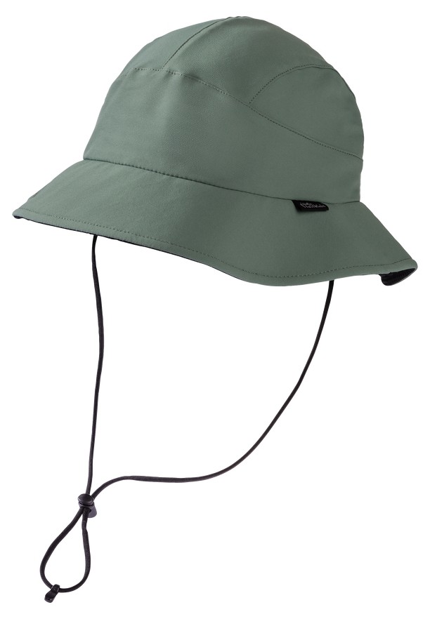 Green Jack Wolfskin Wingbow Women Hats | 20545891