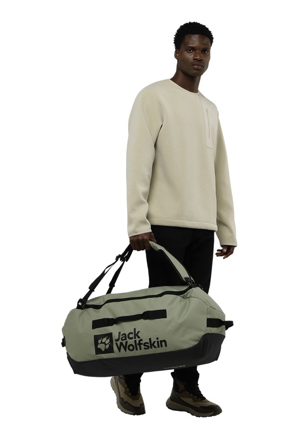 Grey Jack Wolfskin All-in 65 Men Duffle Bags | 29399297