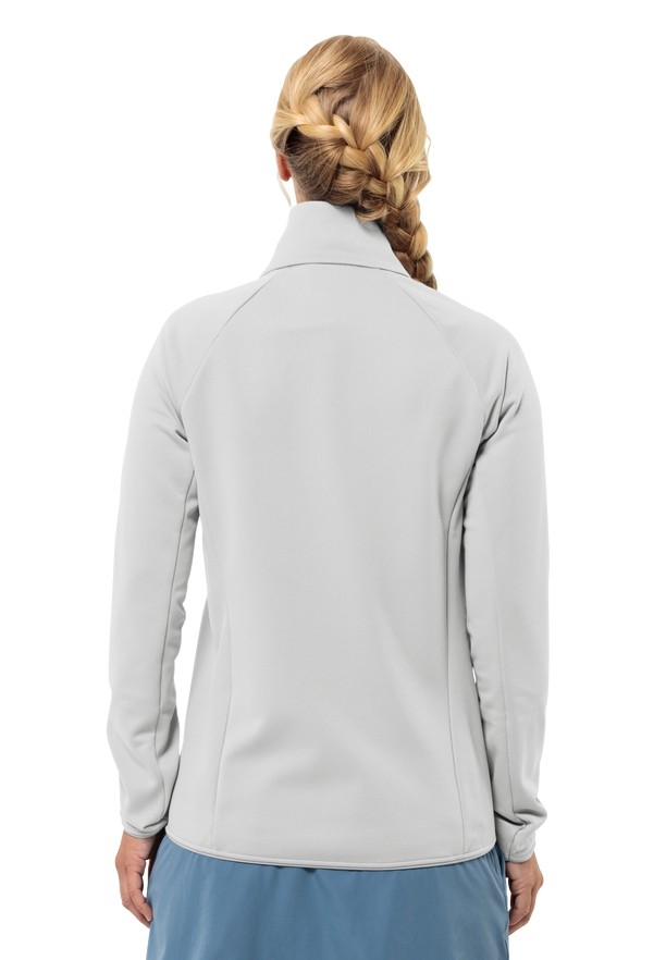Grey Jack Wolfskin Alpgrat Fz Women Fleece Jackets | 43664988