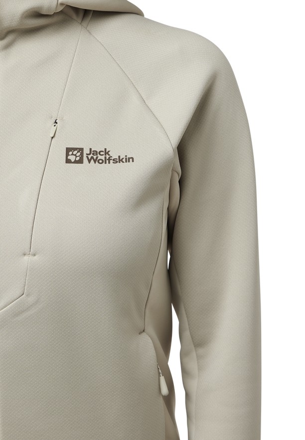 Grey Jack Wolfskin Alpgrat Xt Women Fleece Jackets | 78953591