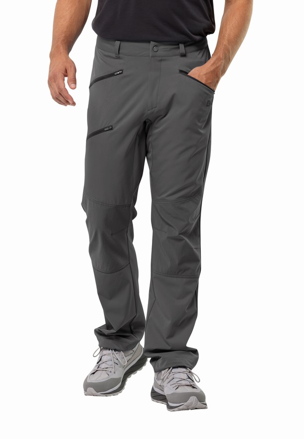 Grey Jack Wolfskin Alpine Men Hiking Pants | 22339099