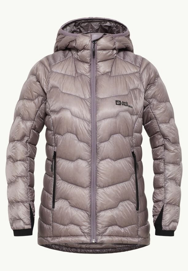Grey Jack Wolfskin Alpspitze Women Down Jackets | 92835225