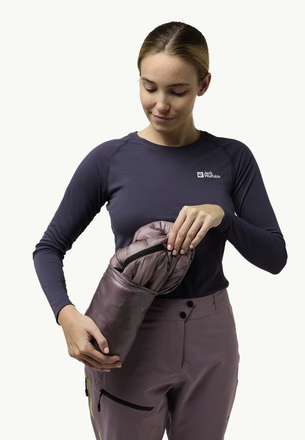 Grey Jack Wolfskin Alpspitze Women Down Jackets | 92835225