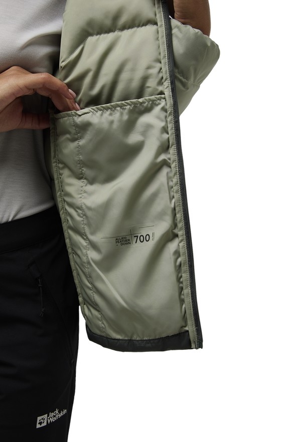 Grey Jack Wolfskin Ather Women Down Jackets | 46139567