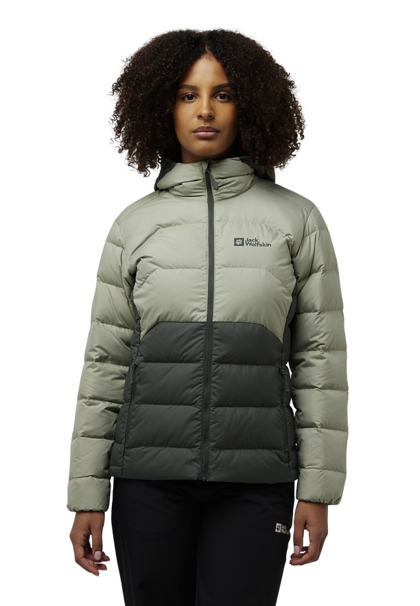 Grey Jack Wolfskin Ather Women Down Jackets | 86073436