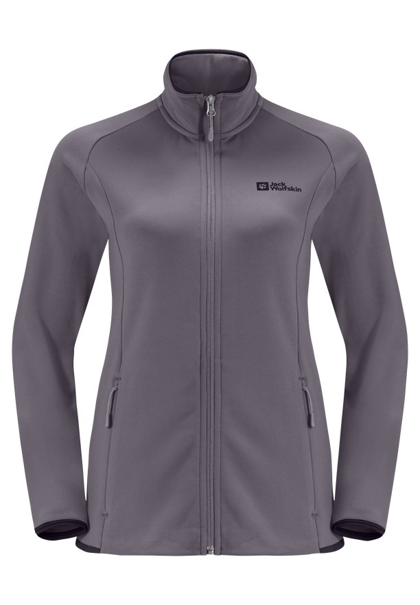 Grey Jack Wolfskin Baiselberg Fz Women Fleece Jackets | 35566083