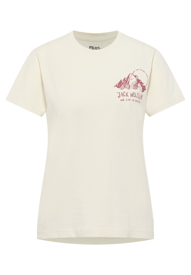 Grey Jack Wolfskin Bergblick Women T Shirts | 18468962