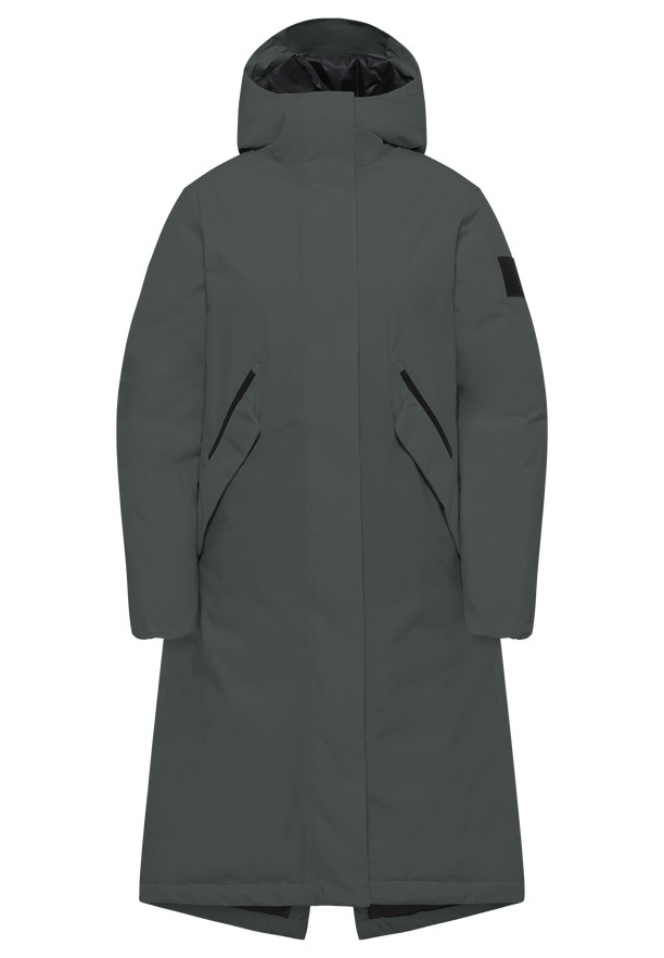 Grey Jack Wolfskin Brandenburger Women Coats | 39010973