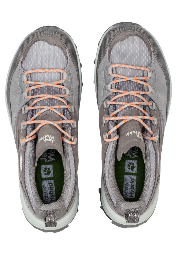 Grey Jack Wolfskin Cyrox Texapore Low Women Hiking Shoes | 67695420