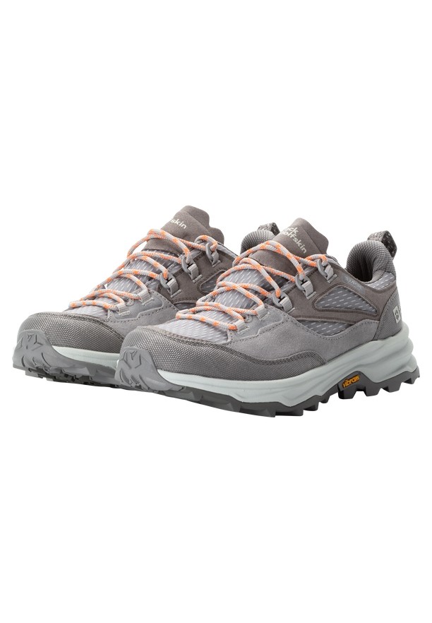Grey Jack Wolfskin Cyrox Texapore Low Women Hiking Shoes | 67695420