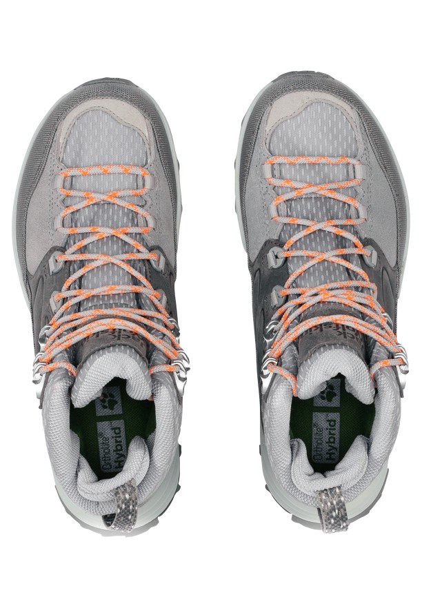 Grey Jack Wolfskin Cyrox Texapore Mid Women Hiking Shoes | 93254202