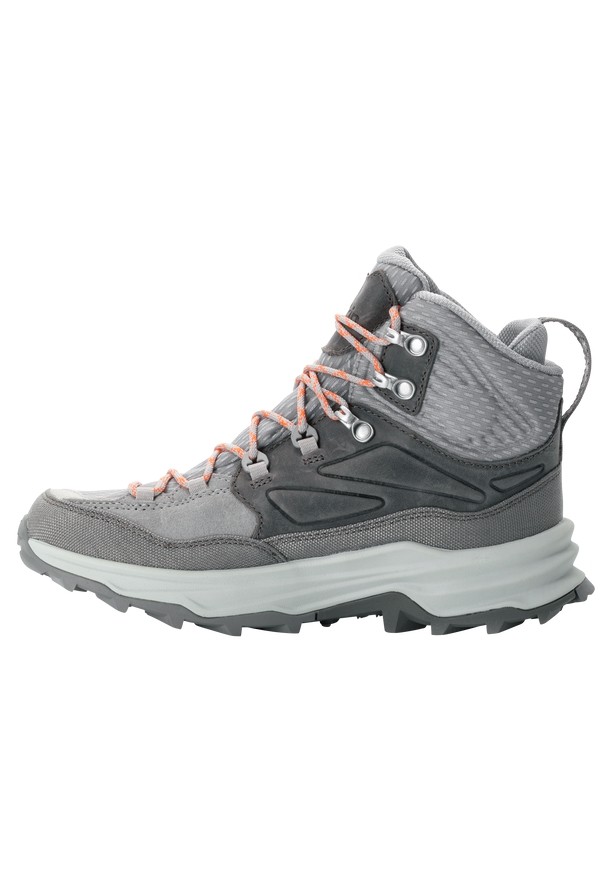 Grey Jack Wolfskin Cyrox Texapore Mid Women Hiking Shoes | 93254202