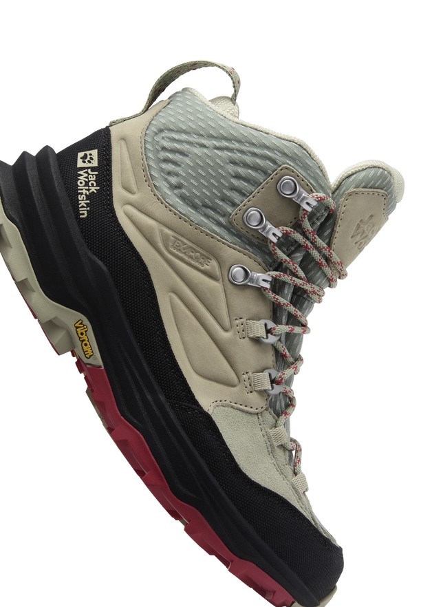 Grey Jack Wolfskin Cyrox Texapore Mid Women Hiking Shoes | 93143579