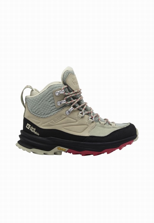 Grey Jack Wolfskin Cyrox Texapore Mid Women Hiking Shoes | 93143579
