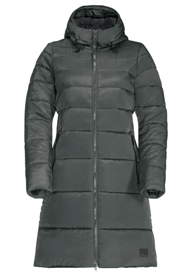 Grey Jack Wolfskin Eisbach Women Coats | 11212152