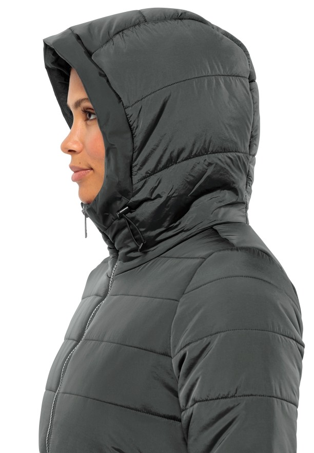 Grey Jack Wolfskin Eisbach Women Coats | 11212152