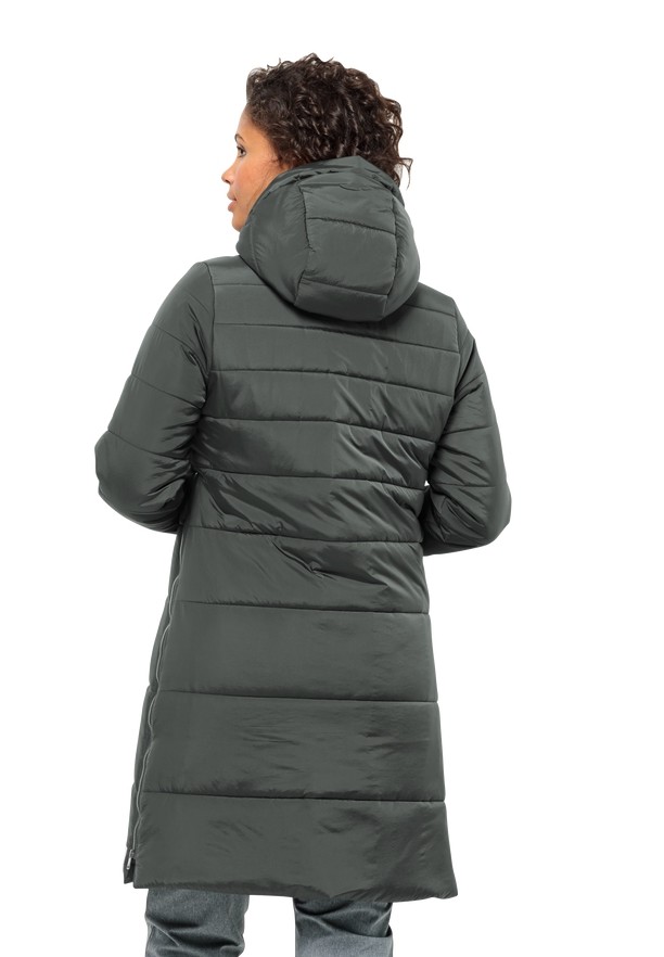 Grey Jack Wolfskin Eisbach Women Coats | 11212152