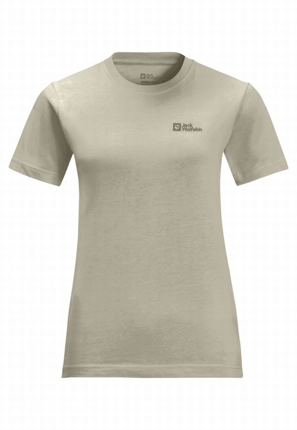 Grey Jack Wolfskin Essential Women T Shirts | 27760746