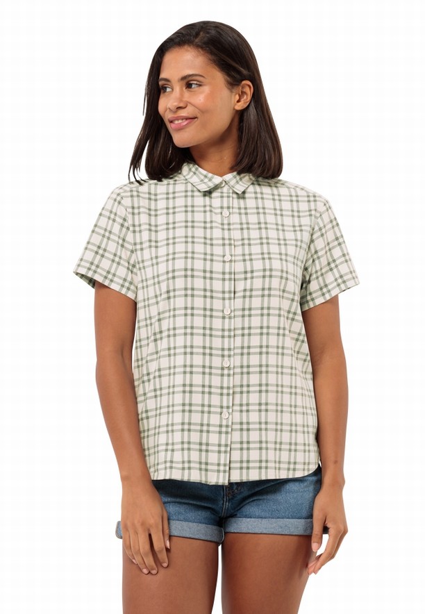 Grey Jack Wolfskin Febla Women Shirts | 50572931
