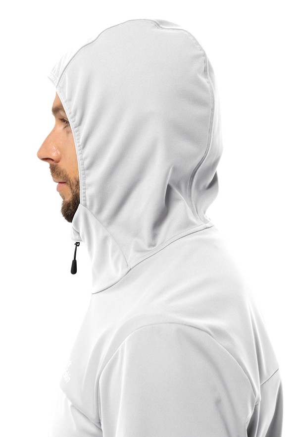 Grey Jack Wolfskin Feldberg Hoody Men Softshell Jackets | 95471878