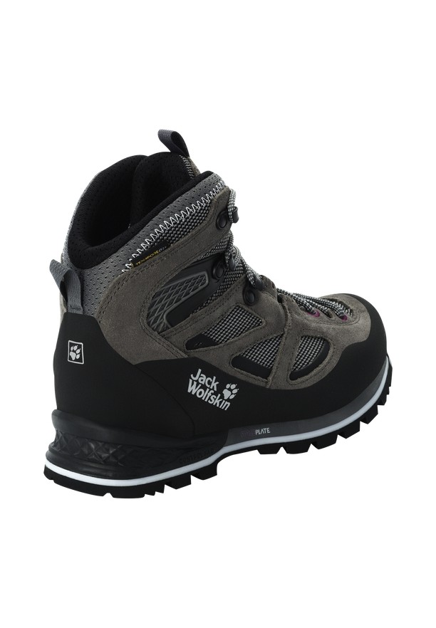 Grey Jack Wolfskin Force Crest Texapore Mid Women Hiking Shoes | 38255007