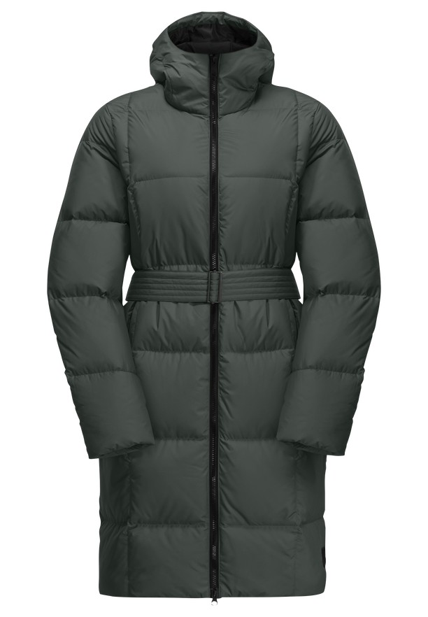 Grey Jack Wolfskin Frozen Lake Women Down Coats | 29367577