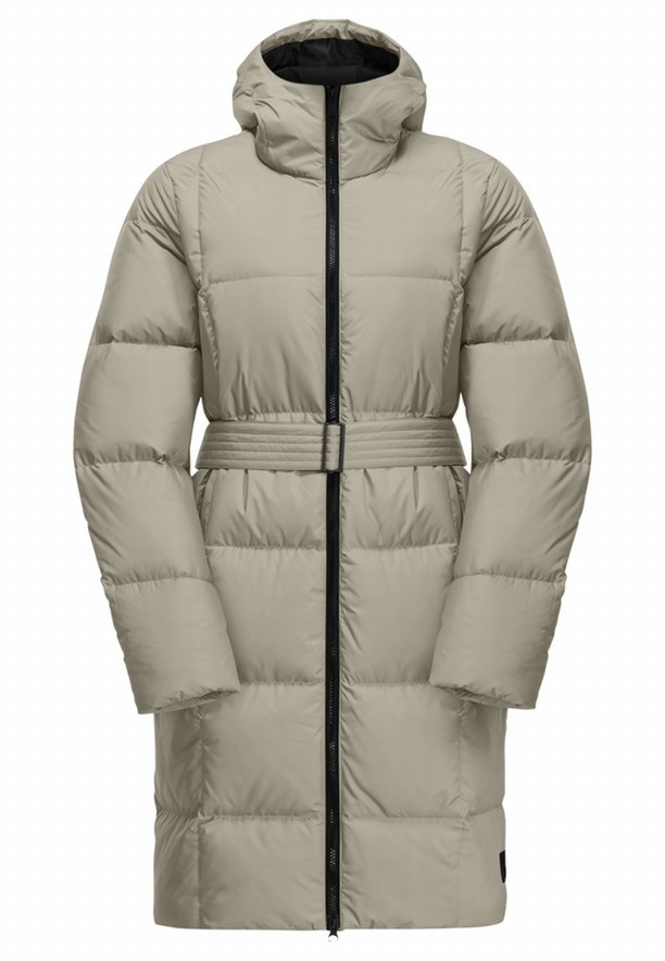 Grey Jack Wolfskin Frozen Lake Women Down Coats | 25111381