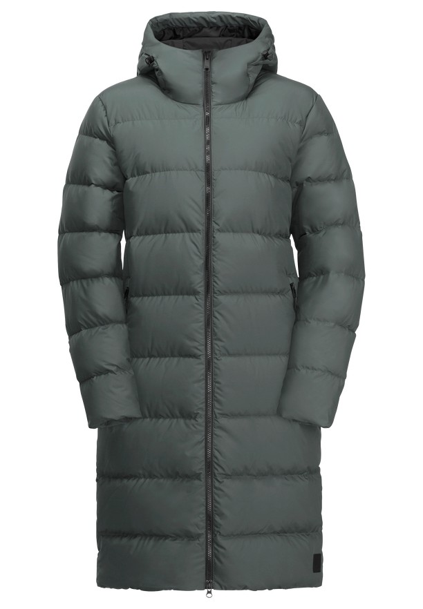 Grey Jack Wolfskin Frozen Palace Women Down Coats | 15640618