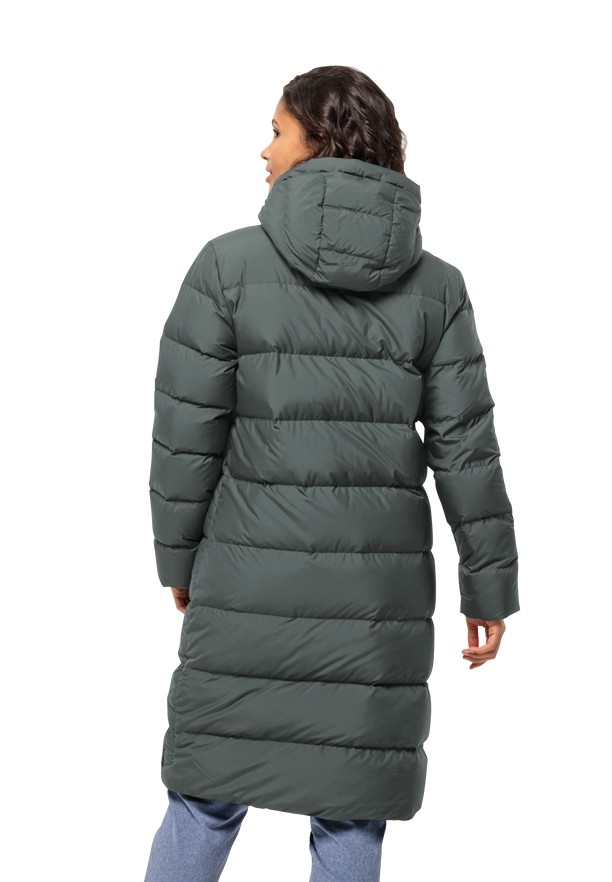 Grey Jack Wolfskin Frozen Palace Women Down Coats | 15640618