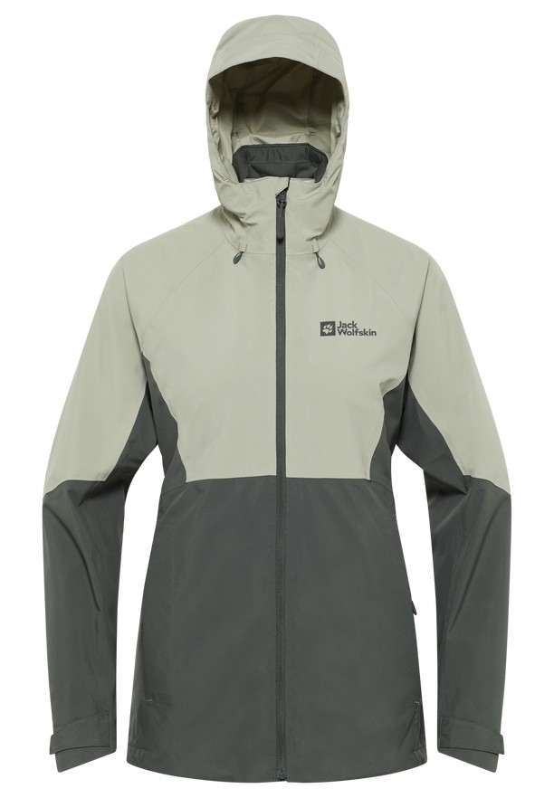 Grey Jack Wolfskin Glaabach 3in1 Women Jackets | 34671324