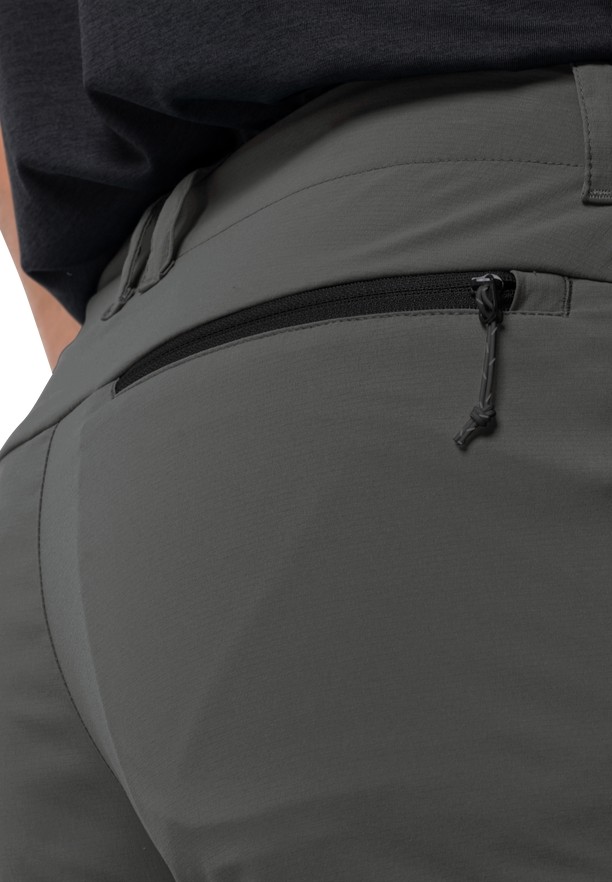 Grey Jack Wolfskin Glastal Men Hiking Pants | 53884064