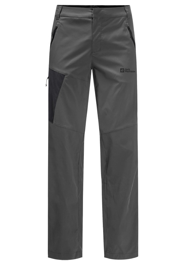 Grey Jack Wolfskin Glastal Men Hiking Pants | 53884064