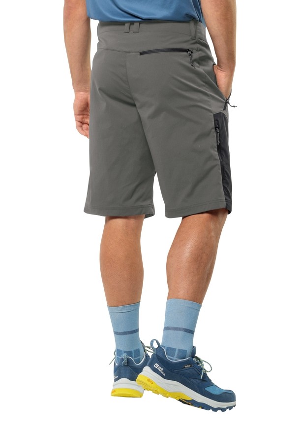 Grey Jack Wolfskin Glastal Men Shorts | 82461805