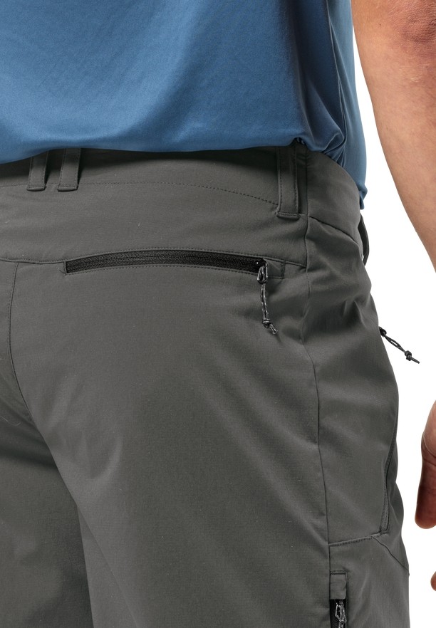 Grey Jack Wolfskin Glastal Men Shorts | 82461805