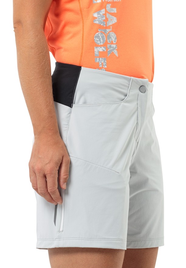 Grey Jack Wolfskin Gravex Women Shorts | 20519194