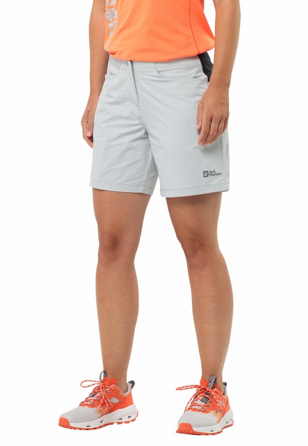 Grey Jack Wolfskin Gravex Women Shorts | 20519194