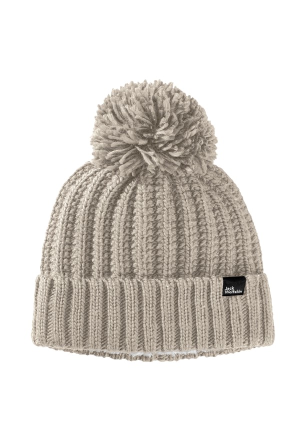 Grey Jack Wolfskin Highloft Knit Women Beanie | 51107753
