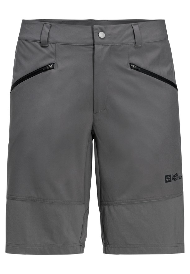 Grey Jack Wolfskin Hiking Alpine Men Shorts | 91630502