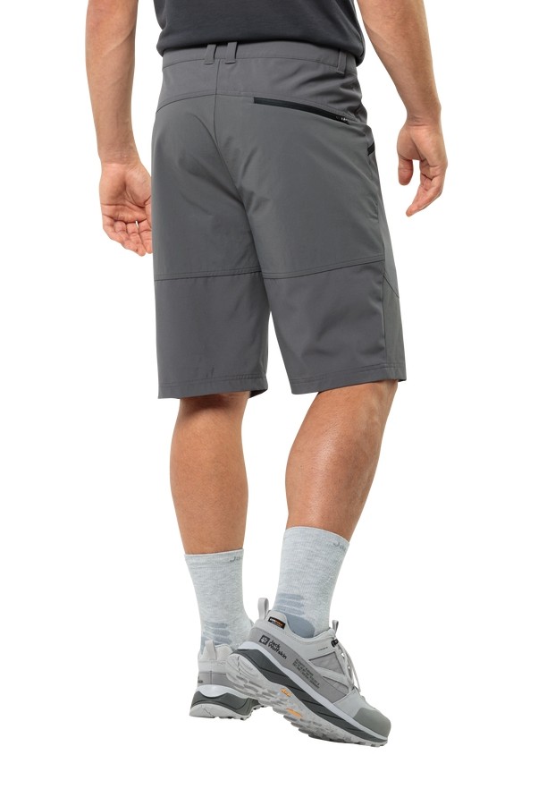 Grey Jack Wolfskin Hiking Alpine Men Shorts | 91630502