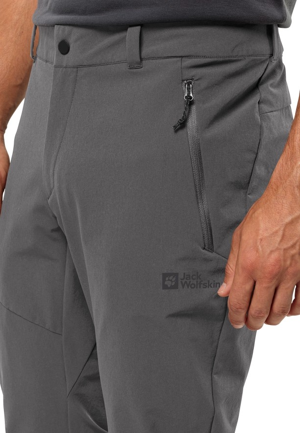 Grey Jack Wolfskin Holdsteig Men Hiking Pants | 86686678