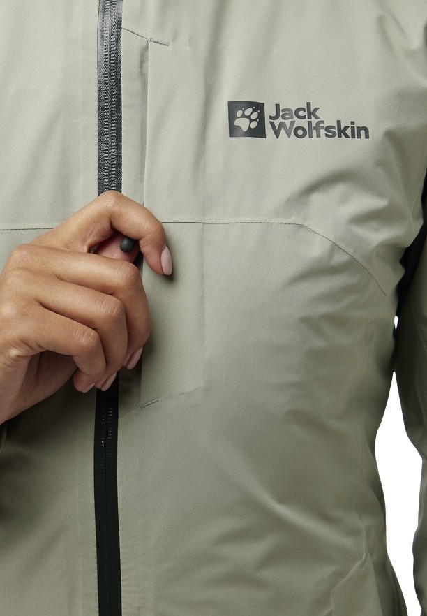 Grey Jack Wolfskin Hunberg 3in1 Women Jackets | 31494392