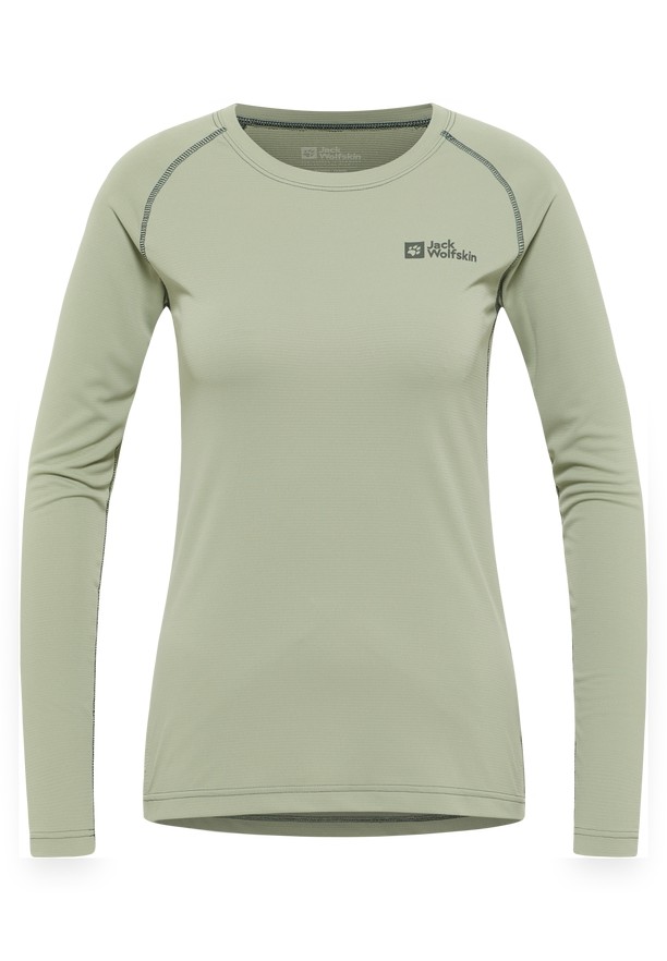 Grey Jack Wolfskin Infinite Light Ls Women Shirts | 75672809