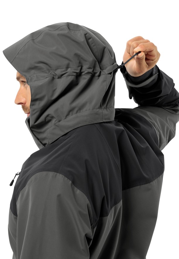 Grey Jack Wolfskin Jasper 2l Men Rain Jackets | 82424980