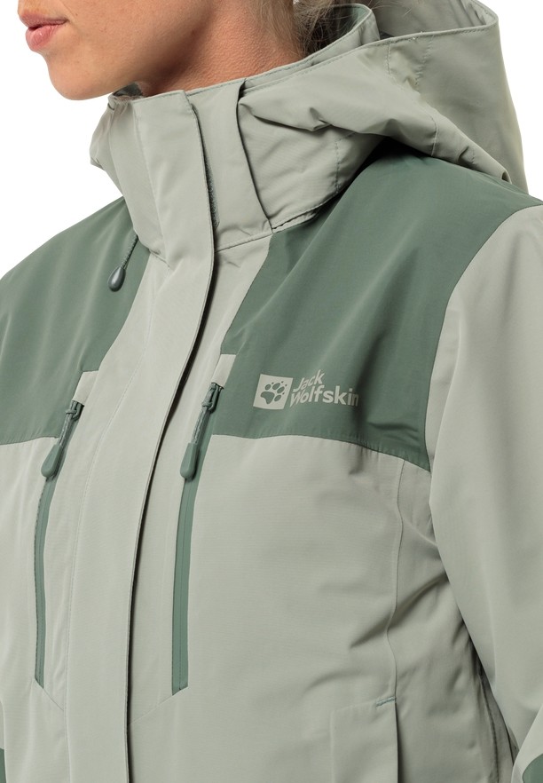 Grey Jack Wolfskin Jasper 2l Women Rain Jackets | 16214275