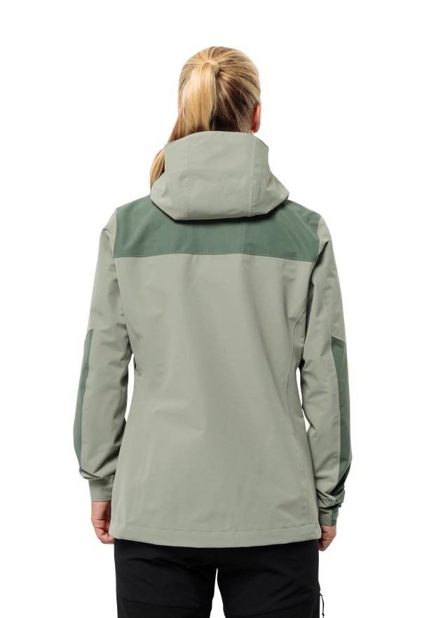 Grey Jack Wolfskin Jasper 2l Women Rain Jackets | 16214275