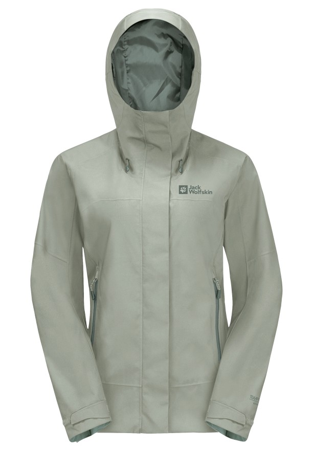 Grey Jack Wolfskin Kammweg 2l Women Rain Jackets | 37154599