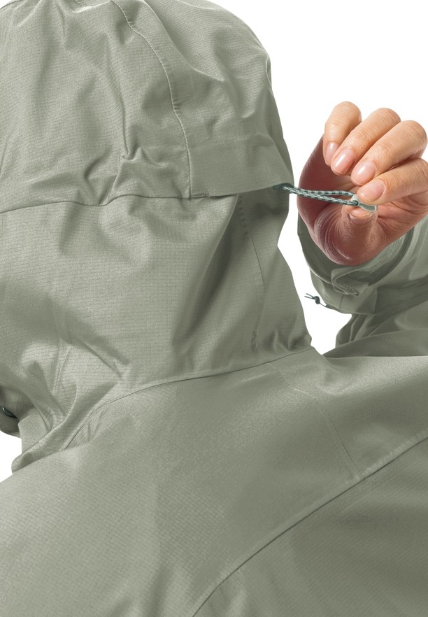 Grey Jack Wolfskin Kammweg 2l Women Rain Jackets | 37154599